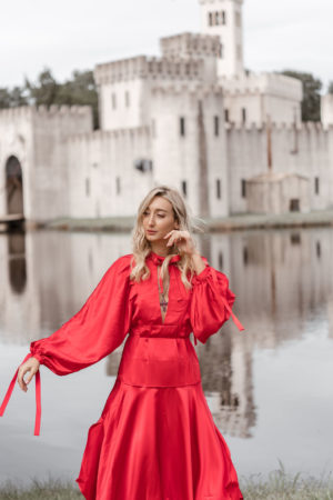 I Capture the Castle; Magical Red Dress